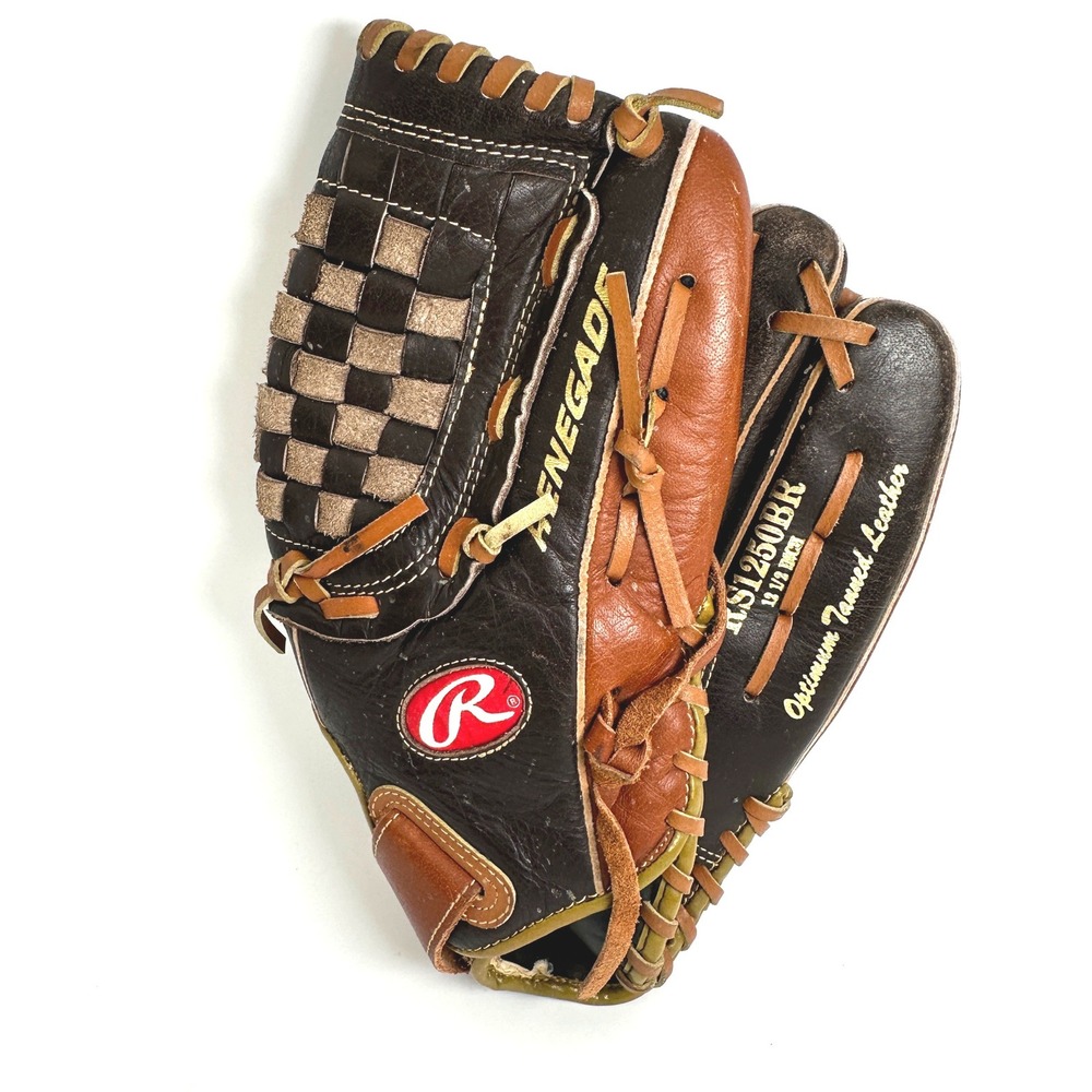 Rawlings Baseball Glove 12.5" Renegade RS1250BR Basket Web Softball Right Hand